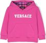 Versace Kids Sweater met logo Roze - Thumbnail 1