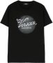 Versace Kids T-shirt met logoprint Zwart - Thumbnail 1