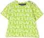 Versace Kids T-shirt met logoprint Groen - Thumbnail 1