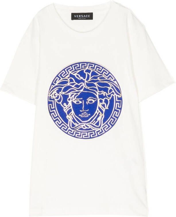 Versace Kids Medusa T-shirt Wit