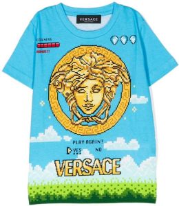 Versace Kids Medusa T-shirt Blauw