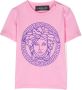 Versace Kids Medusa katoenen T-shirt Roze - Thumbnail 1