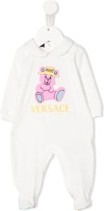 Versace Kids Pyjama met borduurwerk Wit