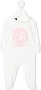 Versace Kids Pyjama met Medusa print Wit