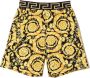 Versace Kids Katoenen shorts met Barocco Kidsprint Zwart - Thumbnail 1