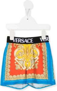 Versace Kids Shorts met barokprint Goud