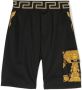 Versace Kids Shorts met barokprint Zwart - Thumbnail 1