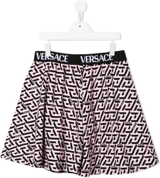 Versace Kids Shorts met print Roze