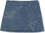 Versace Kids Spijkershirt met sterrenprint Blauw - Thumbnail 1