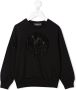 Versace Kids Sweater met geborduurd logo Zwart - Thumbnail 1