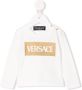Versace Kids Sweater met logoprint Wit - Thumbnail 1