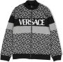 Versace Kids Sweater met rits Grijs - Thumbnail 1