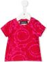Versace Kids T-shirt met barokprint Roze - Thumbnail 1
