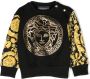 Versace Kids Medusa Baby sweater met barokprint Zwart - Thumbnail 1