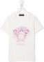 Versace Kids T-shirt met grafische print Wit - Thumbnail 1