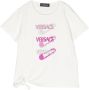 Versace Kids T-shirt met logoprint Wit - Thumbnail 1