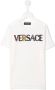 Versace Kids T shirt met logoprint kinderen katoen Polyester 10 Wit - Thumbnail 1