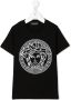 Versace Kids Katoenen T-shirt Zwart - Thumbnail 1