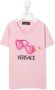 Versace Kids T-shirt met zonnebrilprint Roze - Thumbnail 1