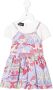 Versace Kids T-shirtjurk met bloe print Paars - Thumbnail 1