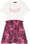 Versace Kids T-shirtjurk met logoprint Roze - Thumbnail 1