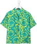Versace Kids Shirt met tie-dye print Blauw - Thumbnail 1