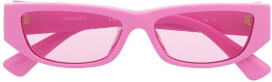 Versace Kids Zonnebril met rechthoekig montuur Roze