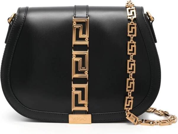 Versace Greca Goddess schoudertas Zwart