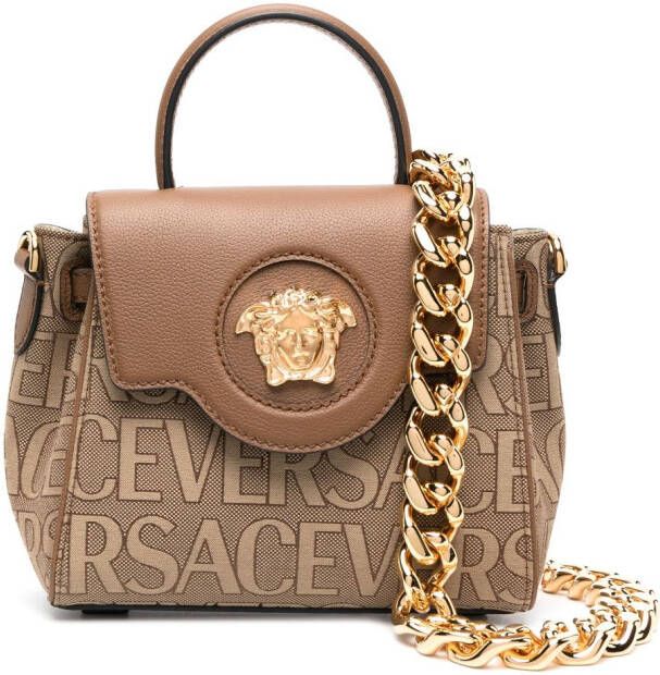 Versace La Medusa kleine shopper Beige