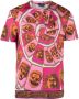 Versace Katoenen T-shirt Oranje - Thumbnail 1