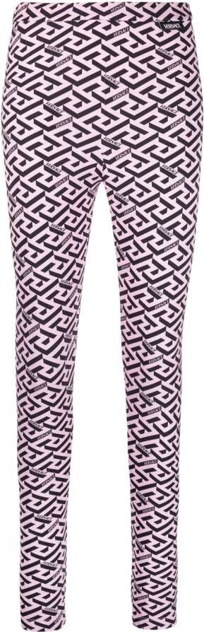 Versace Legging met print Roze
