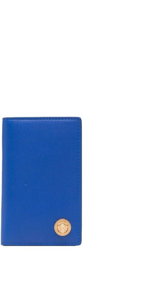 Versace Leren portemonnee Blauw