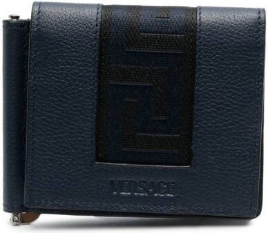 Versace Leren portemonnee Blauw