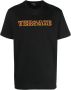 Versace T-shirt met logopatch Zwart - Thumbnail 1