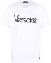 Versace T-shirt met geborduurd logo Wit - Thumbnail 1
