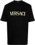 Versace T-shirt met logoprint Zwart - Thumbnail 1