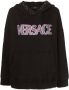 Versace Hoodie met logoprint Zwart - Thumbnail 1
