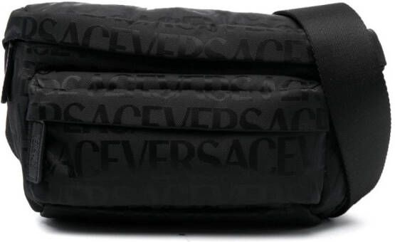 Versace Heuptas met logoprint Zwart