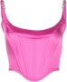 Versace Medusa '95 korset top Roze - Thumbnail 1