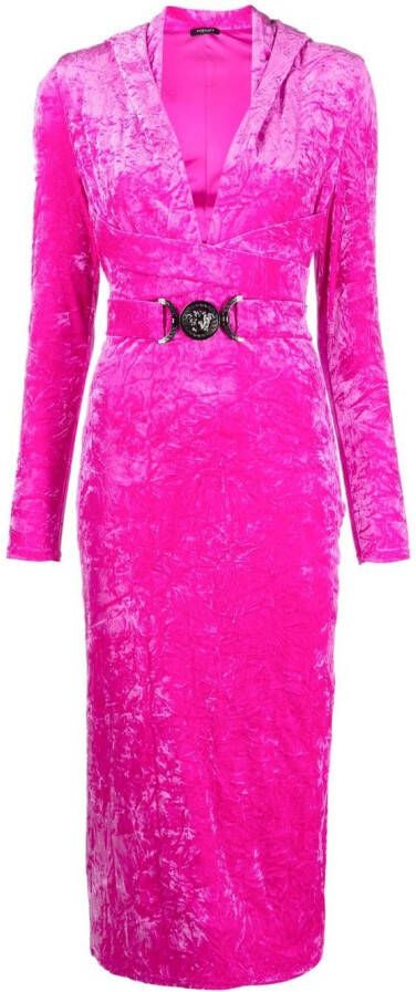 Versace Jurk met capuchon Roze