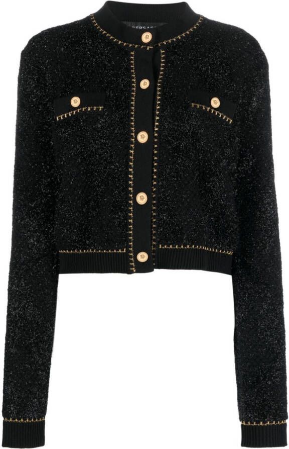 Versace Tweed jack Zwart