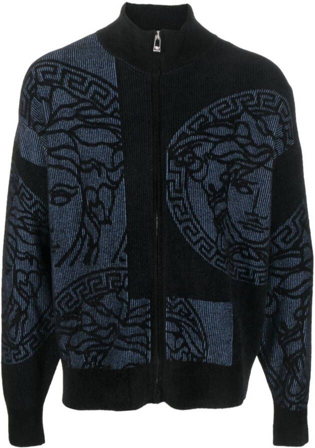 Versace Medusa Head bomberjack Blauw