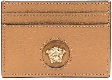 Versace Medusa leren pasjeshouder Bruin