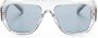 Versace Eyewear Zonnebril met doorzichtig montuur Grijs - Thumbnail 1