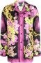 Versace Blouse met print Zwart - Thumbnail 1