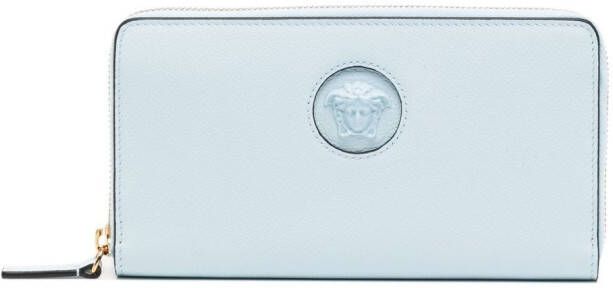 Versace Portemonnee met plakkaat Blauw