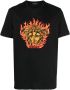 Versace Katoenen T-shirt met print Zwart - Thumbnail 1