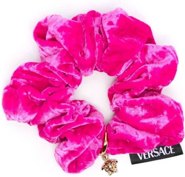 Versace Medusa scrunchie Roze
