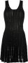 Versace Mouwloze mini-jurk Zwart - Thumbnail 1