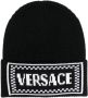 Versace Muts met intarsia logo Zwart - Thumbnail 1